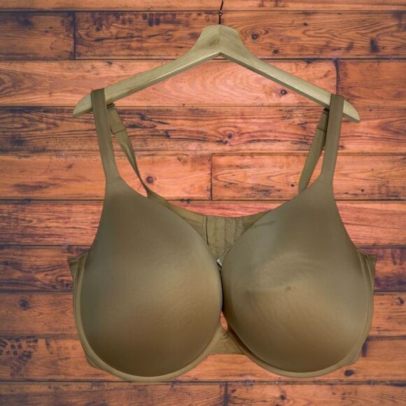 5 for $25🔥Cacique Nude Plus Size Smooth Boost Plunge Wired Bra 44H - Picture 1 of 8